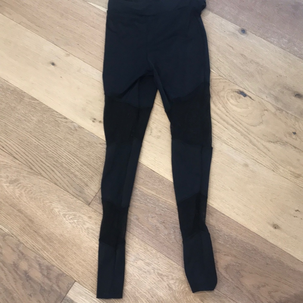 Dance pant with sheer cut outs